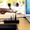 Expansor Hub Usb 3.0 4 Portas Com Led Super Rápido 5.0 Gbps - Image 2